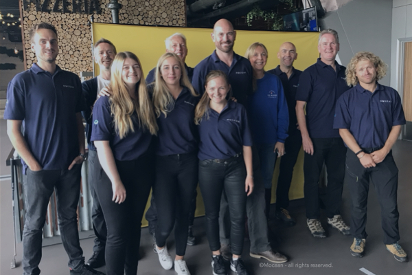The Mocean team at a corporate team building event in London.