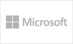 Microsoft logo, a client of ours for sustainable corporate events.
