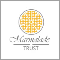 Marmalade Trust logo, one of Mocean's partners. Sustainable corporate events and comms.