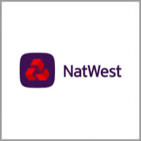 NatWest logo, one of Mocean's partners. Sustainable corporate events and comms.
